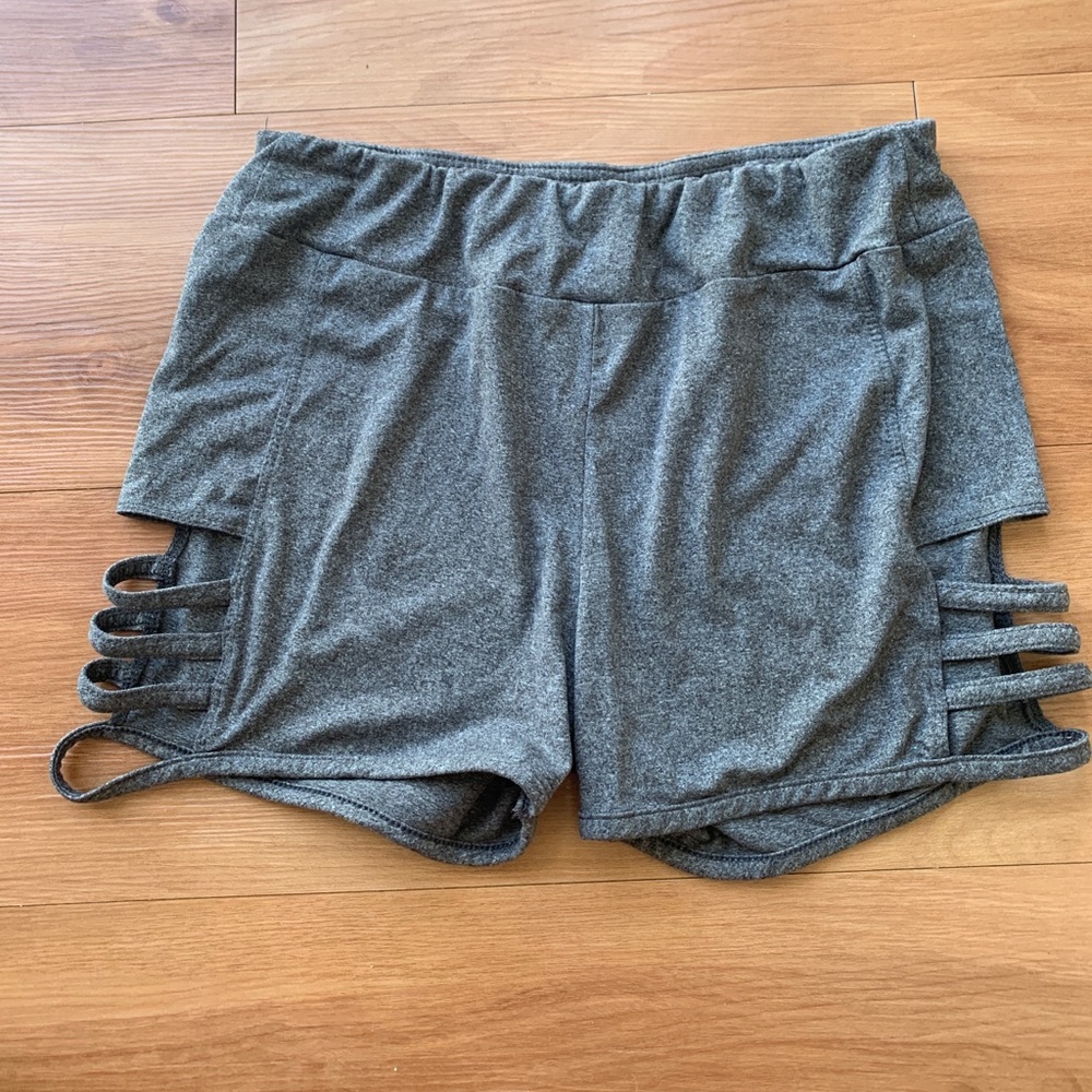 Cute strappy biker shorts